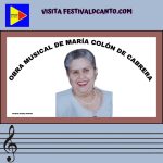 Obra musical de María Colón de Cabrera