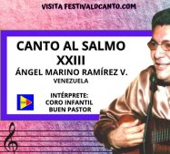 «Canto al Salmo XXIII» de Ángel Marino Ramírez V.